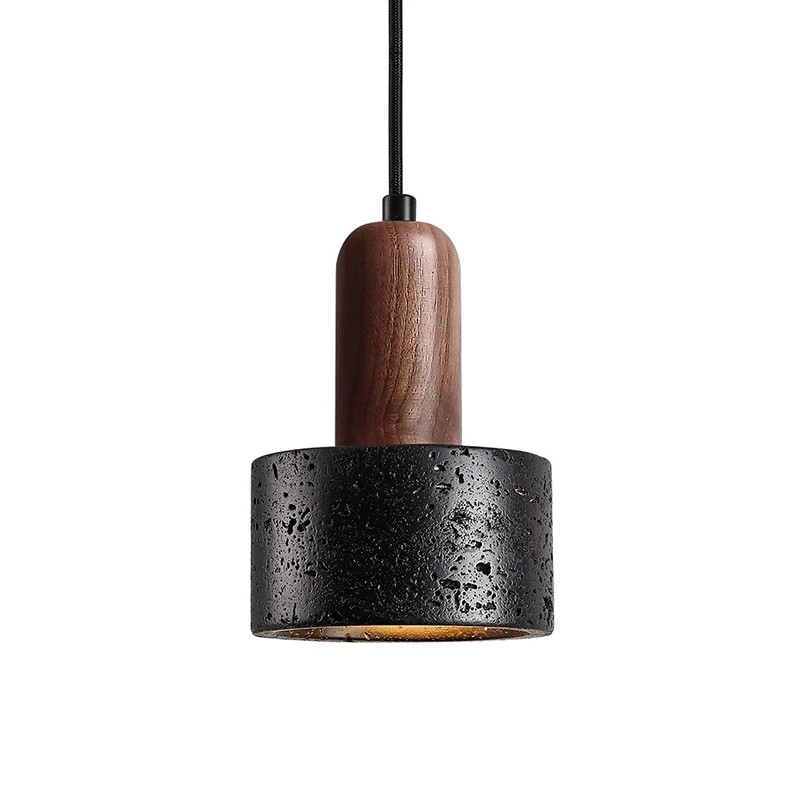 Black Travertine Luxury LED Pendant Lamp 6