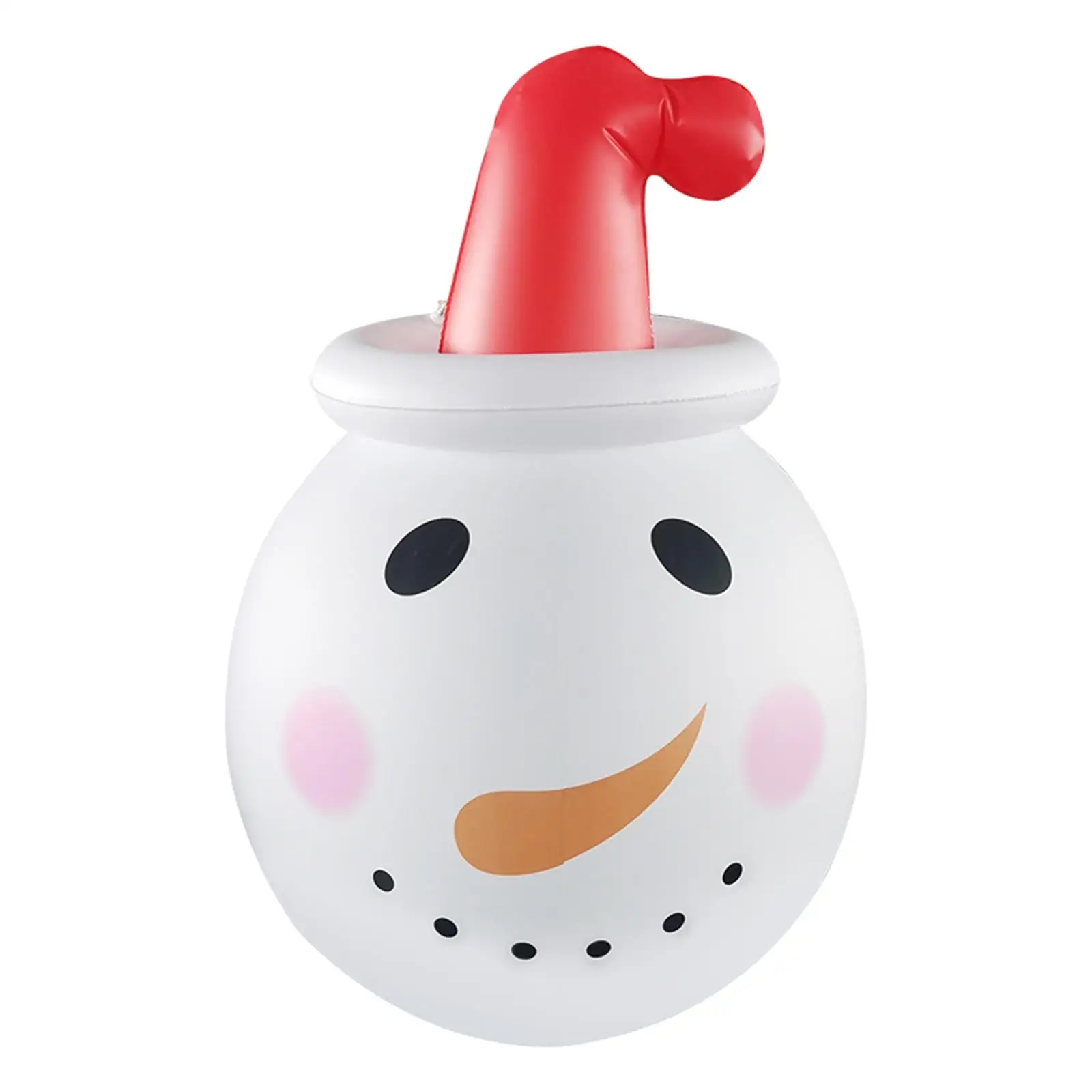 Christmas Inflatable Snowman Ornament Decorative Artwork with Light for Xmas