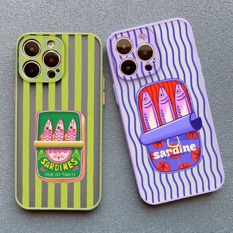 Stripe Marine Organisms Shockproof Phone Case - Durable Hard Cover s
