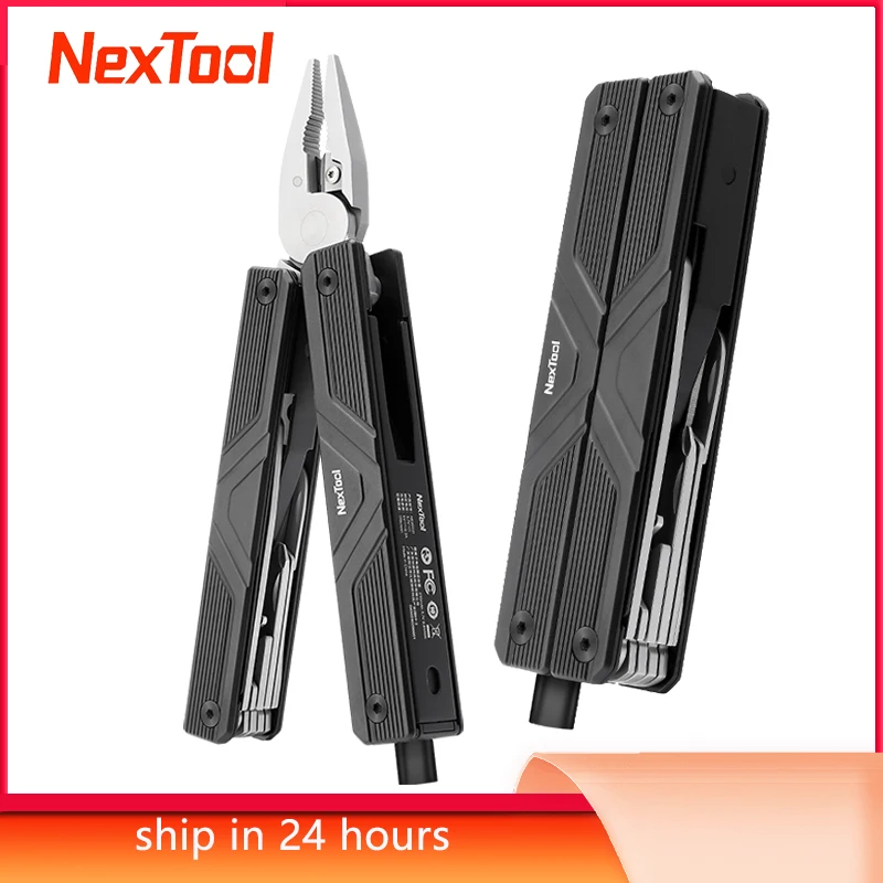 

NexTool Precision Electric Screwdriver 13-in-1 Multi-functional Manual Pliers Scissors Bottle Opener Pocket Multi-tool Portable