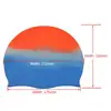 1 pcs Kids Swim Cap Comfortable Elastic Durable Silicone Swimming Cap Cute Cartoon Design For Girls And Boys Children Youths 6