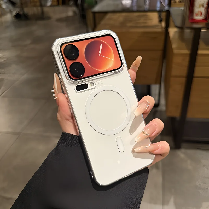 Transparent Magnetic Ultra-Thin Anti-Drop Case - Shockproof Protection Cover