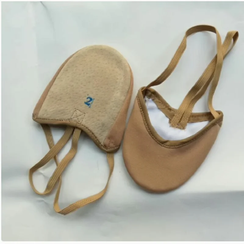 Half Length Rhythmic Gymnastics Equipment Soft Breathable Socks Knitted Sole Shoes Art Gym Child Adult Dancing Pads Insoles