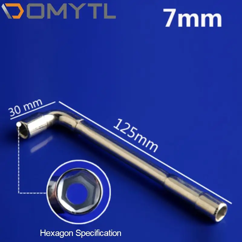 Наружный шестигранный ключ L-образной формы с двумя головками и перфорацией