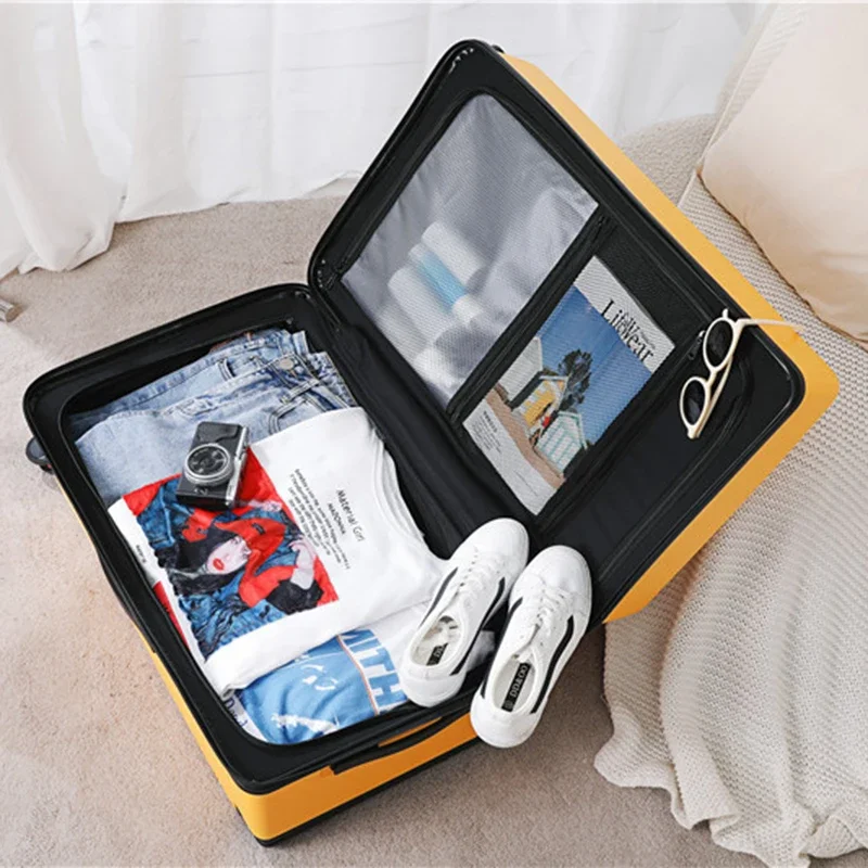 Travel Luggage Large Capacity Wide Pull Rod Suitcase Female Student Thickened Password Travel Male 26 Inch Universal Wheel Trunk Package Case travel luggage