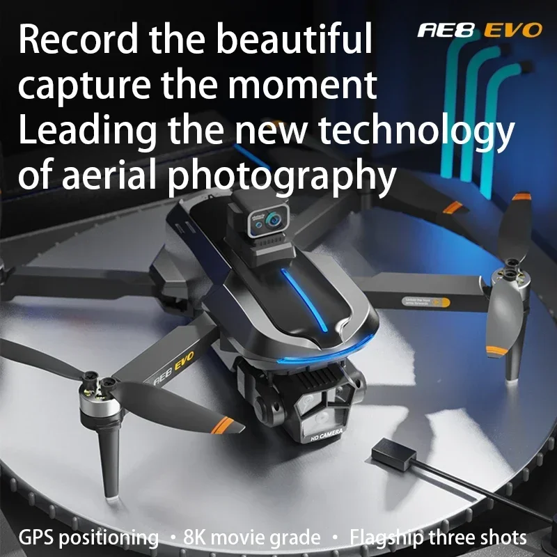 Dji AE8 EVO  5G  360   ֹ ȸ 8K HD  ī޶ GPS 귯ø  , 8000m