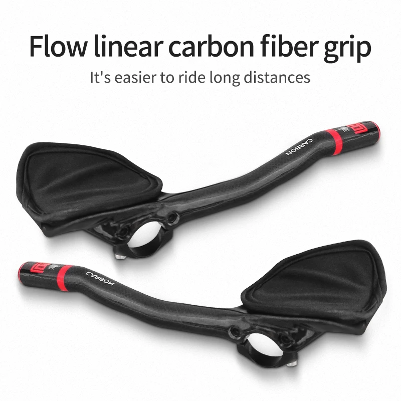 Full Carbon Fiber Bike TT Handlebar Bike Remain Guidon bar 3k bike