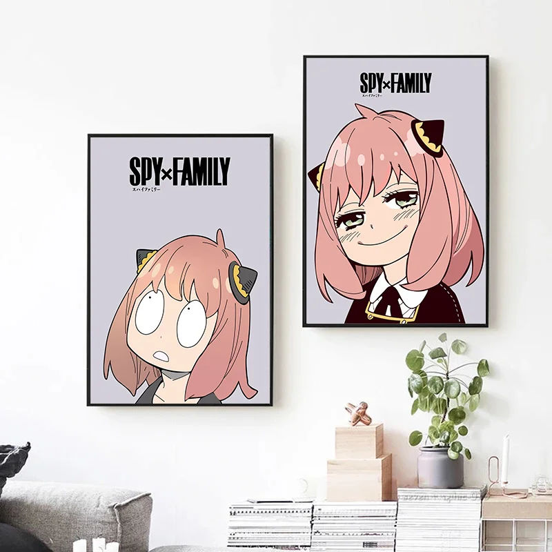 Spy X Family Anya Meme' Poster, picture, metal print, paint by SenpaiArt