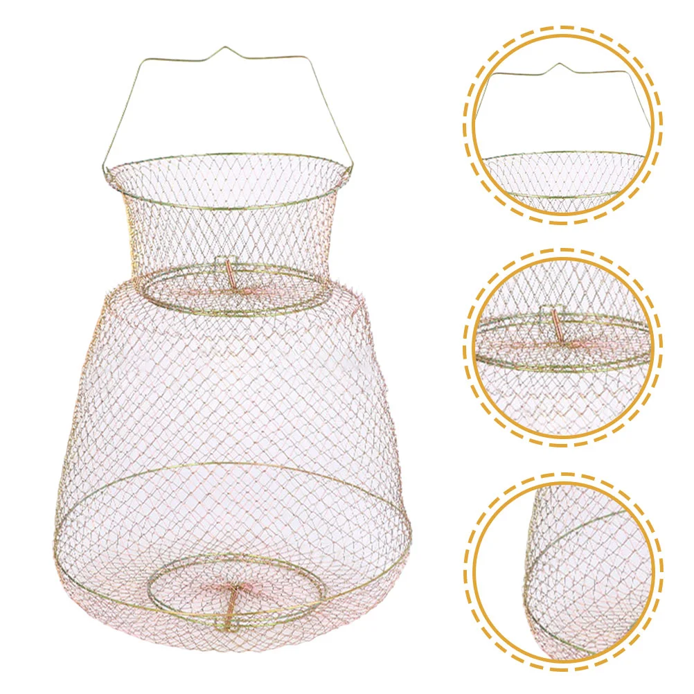 

Portable Fishing Netting Metal Fish Guard Fish Catching Cage Metal Fish Catching Basket