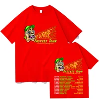 Feid Ferxxo Tour 2025 T-shirts Rapper Tshirts Short Sleeve Hiphop TShirts Unisex Y2K Tshirt High Quality Cotton Women Men Tops 2