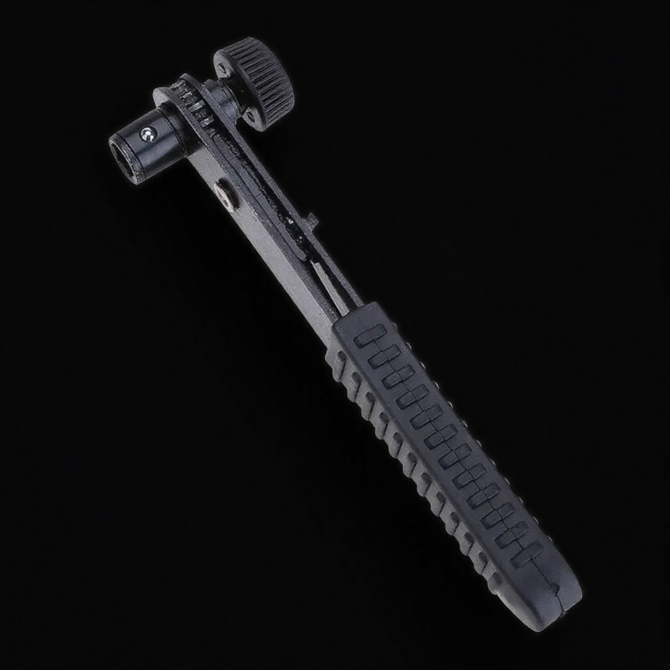 1/4 Inch Mini Ratchet Wrench Right Angle Screwdriver Bit Hand Tool Small Sleeve Wrench for Tight Spaces DIY Repair Tool Set