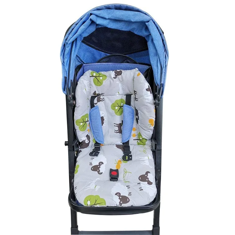 Baby High Chair Cushion High Chair Pad Seat Cushion Soft Baby Dining Chair Liner Mat Animal Cartoon Lightweight Breathable - 6