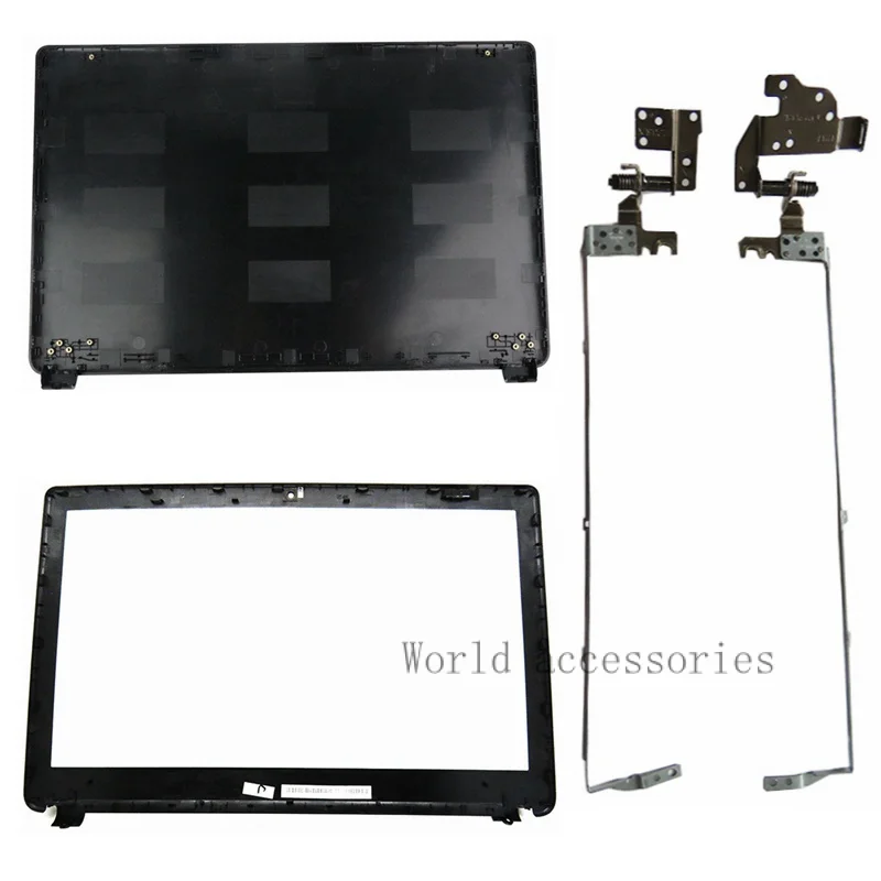 Nuovo Per Acer Aspire E1-510 E1-530 E1-532 E1-570 E1-532 E1-572G E1-572 Z5We 1 Cover Posteriore Lcd/Cover Lunetta Lcd/Cerniere Lcd