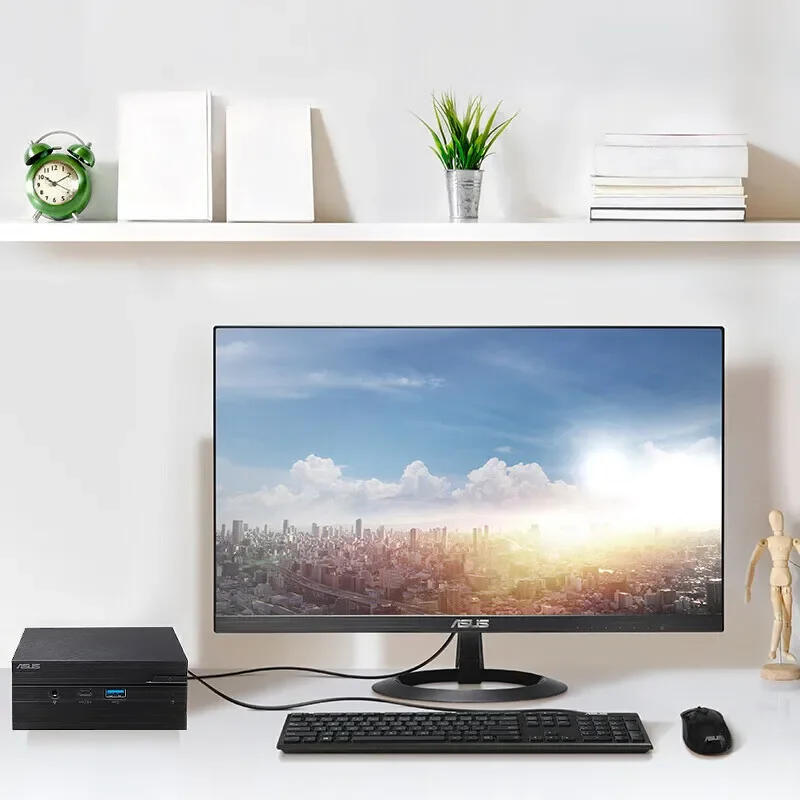 

ASUS PN41 Mini PC Ultracompact Computer with 11th Gen Intel Celeron or Pentium CPU, WiFi 6 Bluetooth 5.0, 2.5Gbps LAN Windows 11
