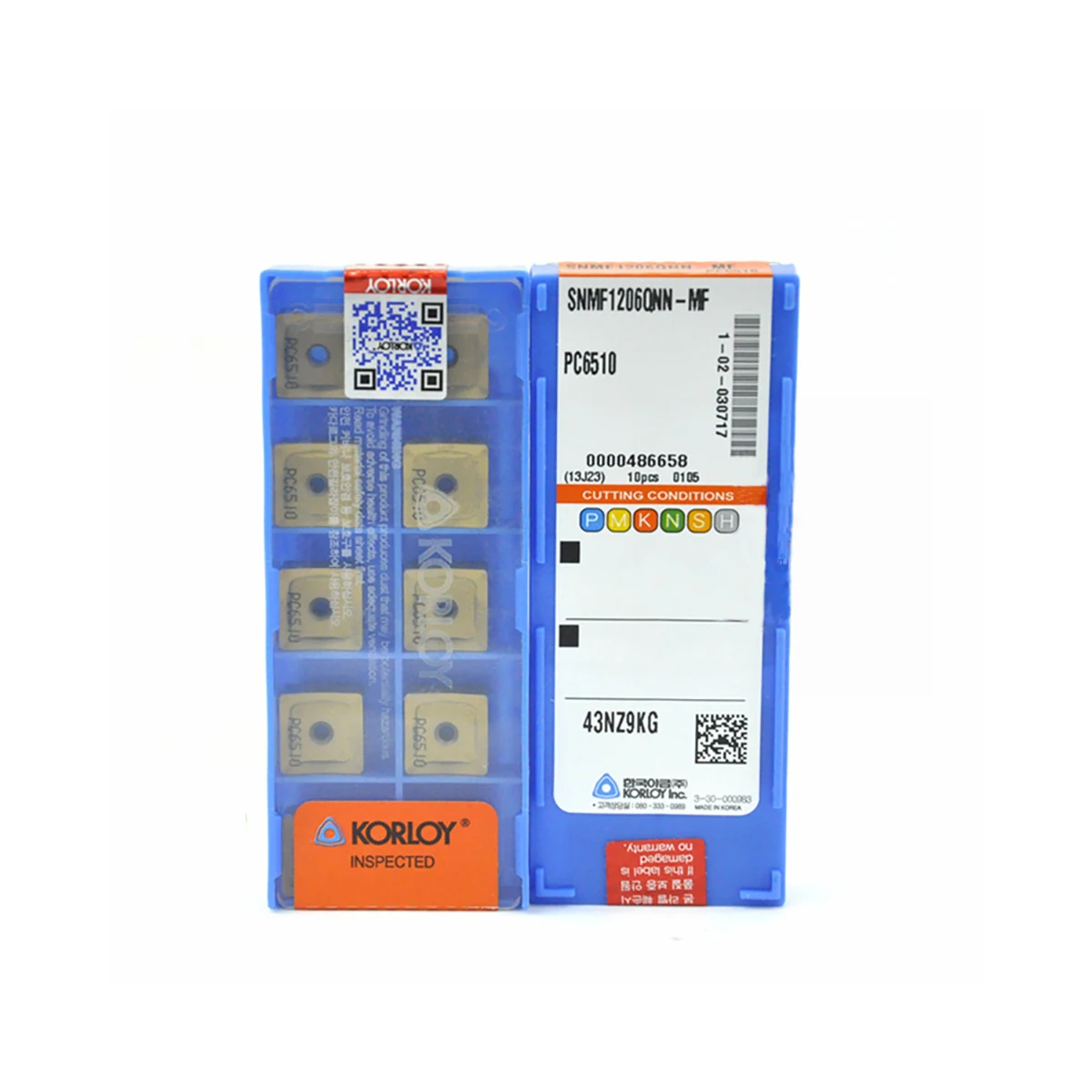 

KORLOY 100% оригинальные SNMF SNMF12 SNMF1206QNN MF PC6510 богатые фрезы RMT8 Сменные фрезерные Вставки фрезерный станок с ЧПУ