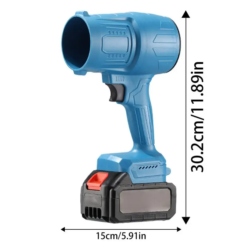잎 송풍기 자동차 용 휴대용 충전식 공기 송풍기 먼지 떨이 19000RPM 자동차 인테리어 야외 뒷마당 용 무선 먼지 청소기 팬