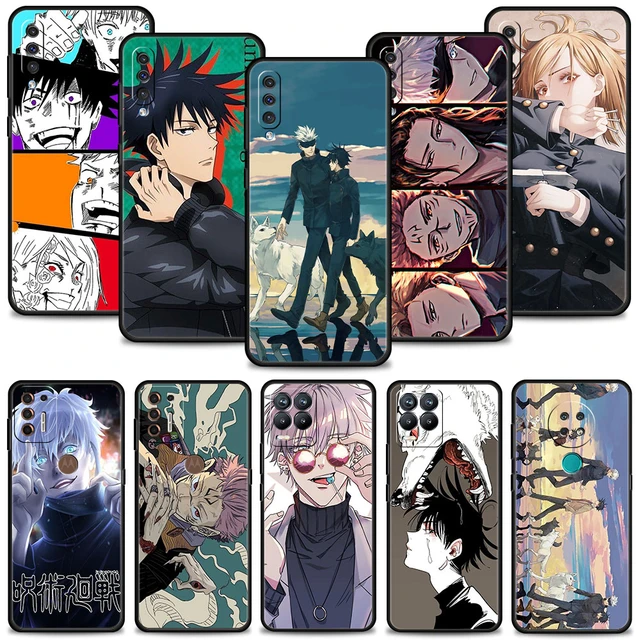 Venda Anime jujutsu kaisen fushiguro megumi caso de telefone para redmi nota  8 7 9 4 6 pro max t x 5a 3 10 lite pro > Acessórios Do Telefone Móvel 