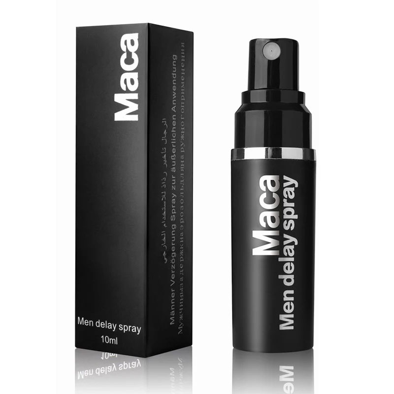 Men Delay Spray Male External Use Anti Premature Ejaculation Prolong Sexual Time Product Sexual Erection Enhancer MACA 10ML Delay Time Spray Penile Delay Spray