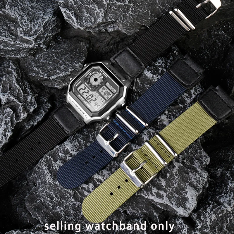 Cinturino Per Casio Sgw-300H 400H 500H Mrw-200H Ae-1000W Ae-1300 Ae-1200 W-S200H W-800H W-216H W-735H F-108Wh W-215 Aeq-110W