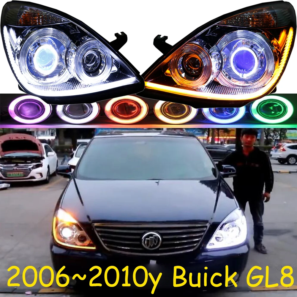 

Передсветильник для автомобильного бампера для Buick GL8, передсветильник фара Аксессуары для автомобилей opel 2006 ~ 2010y HID DRL, фара для buick GL8, противотуманная фара