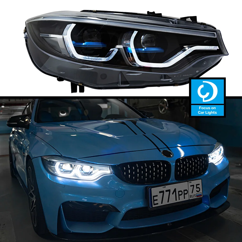 

Car Front Headlight For BMW F32 F36 2013-2020 F80 F82 Fiesta LED Lens HeadLamp Styling 425i 428i 430i Automotive Accessories