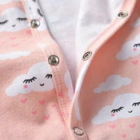 Spring Autumn New Toddler Baby Girl Snap Romper Clothes Cotton infants Girl Long Sleeve Jumpsuit with Headband Newborn Clothing 6