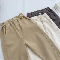 Solid Color Kids Pants for Boys and Girls Spring Autumn Baby Pants 6