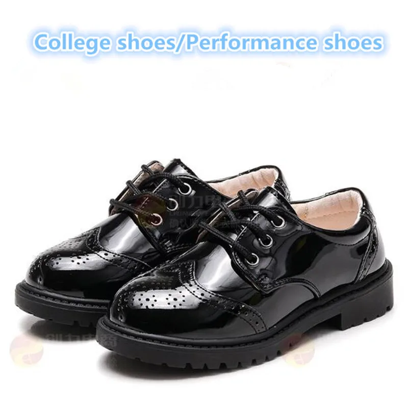 

2022 New Spring Autumn Kids Shoes For Boys Girls British Style Children's Casual Sneakers Genuine Leather Fashion College Shoes