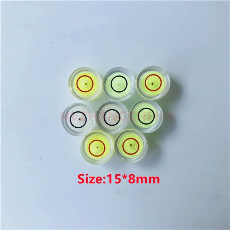 Precision Horizontal Bubble Bulls Eye Horizontal Spirit Level Bubble Inclinometer Green Bullseye for Diy Horizontal Measure Tool