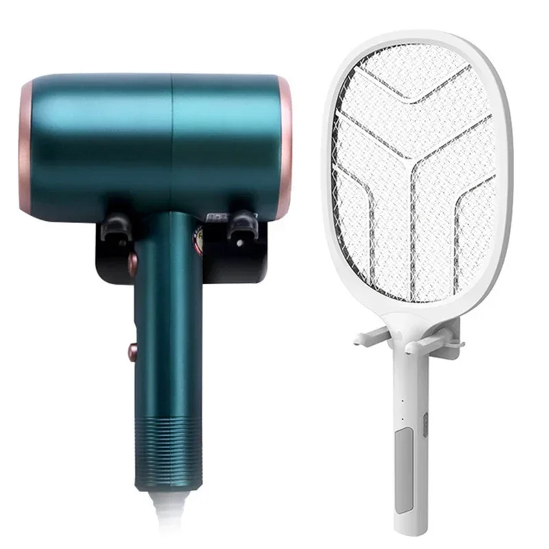Multifunctional Hair Dryer Holder Bracket Phone Stand Organizer For Bathroom Towel Hook Wall Mount Storage Rack For Dyson