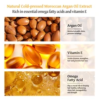 PURC 250g Morocco Argan Oil Hair Treatment Mask + 55ml Leave-In Hair Conditioner Spray for Dry Damaged Frizz Hair 5