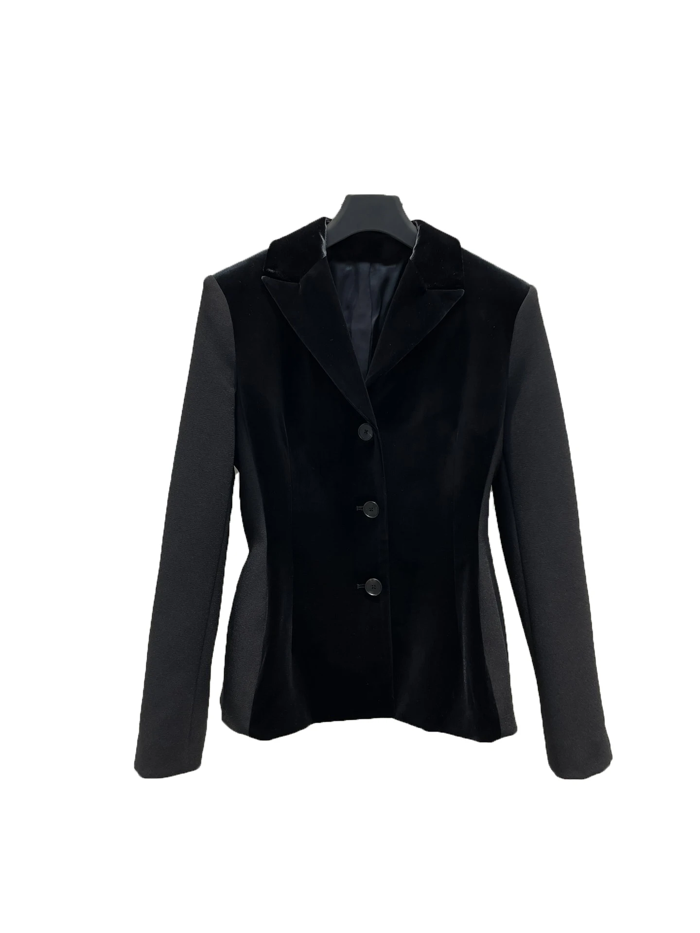 

Blazer waisted version of the velvet splicing design casual fashion 2024 fall new 1113