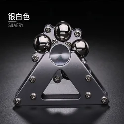Ferris Wheel Metal Fidget Spinner - Creative Removable Stress Reliever Toy (Silver)