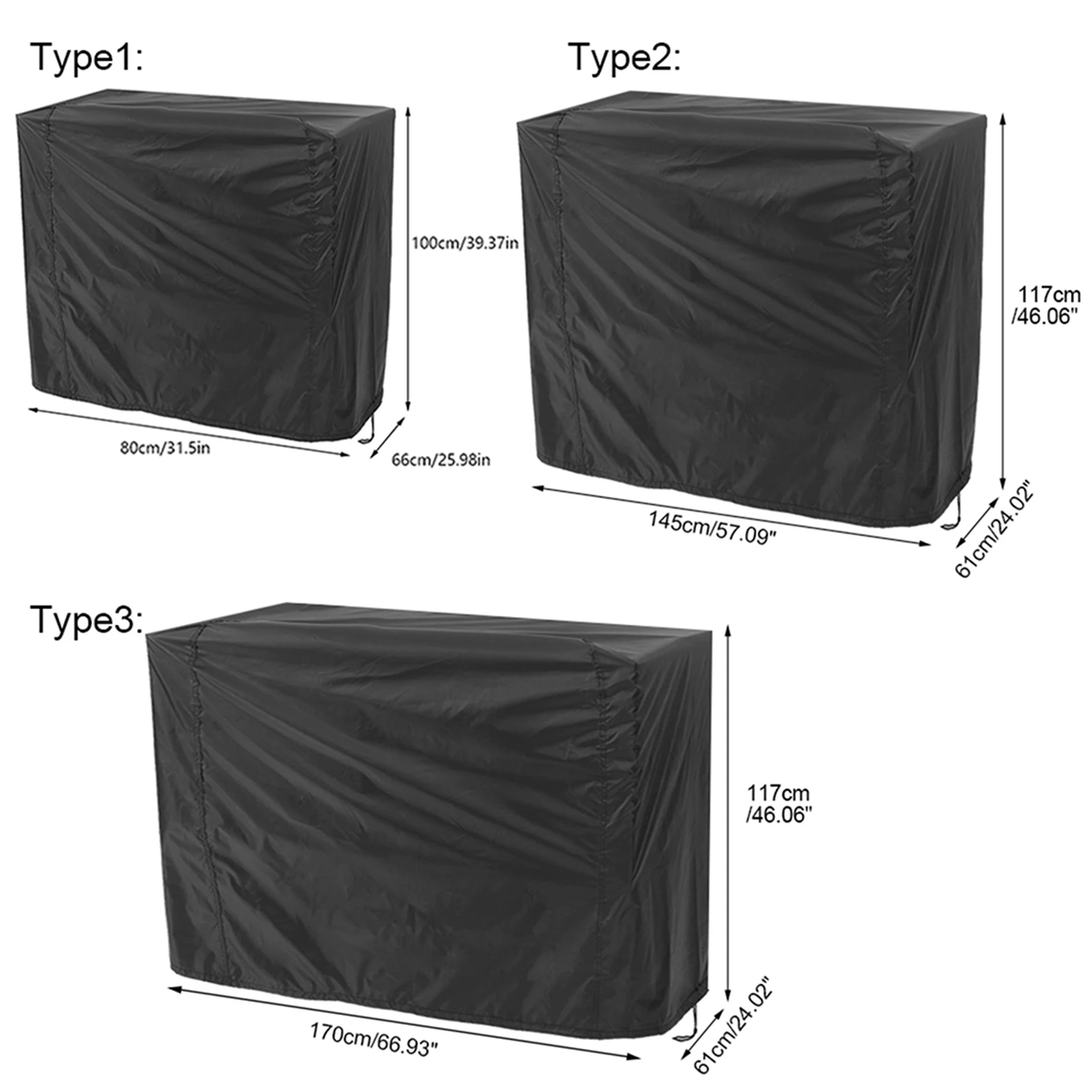 Premium BBQ Grill Cover - Waterproof, Anti-Dust, and Anti-Corrosion Outdoor Protection