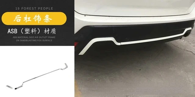 QHCP Resin Trunk Trim Guard Plate Rear Bumper Protector Tail Strips Cover  For Subaru Forester XV Outback 2013-2022 Car Styling - AliExpress