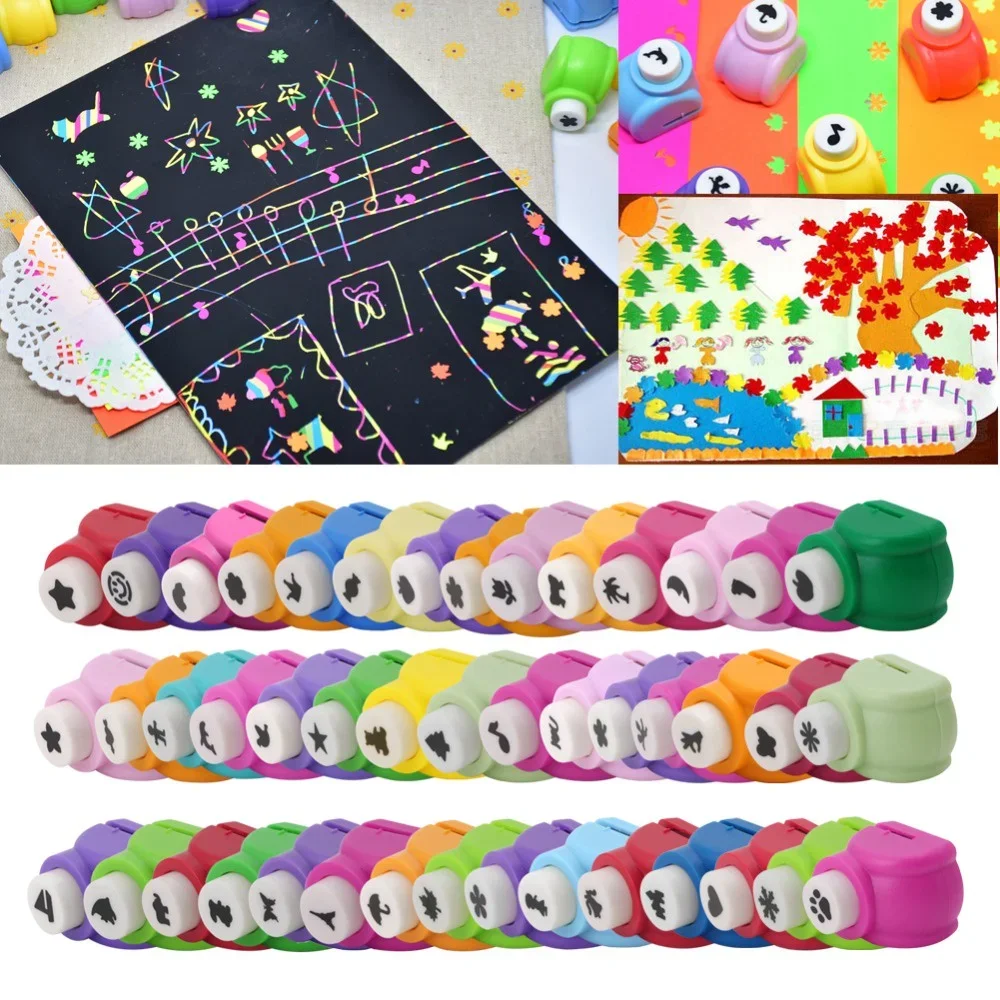Mini Scrapbook Punches Handmade Cutter Card Craft Calico Printing DIY Flower Paper Craft Punch Hole Puncher Cutter Perforator paper cutter paper punch hole punching tools paper craft punch