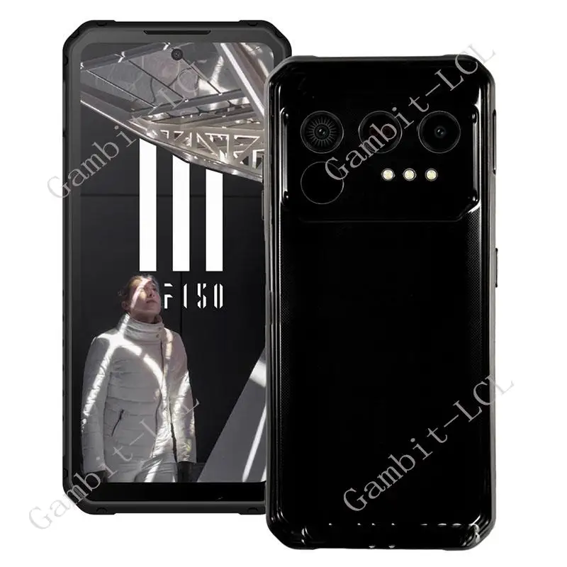 HGJTFANY Custodia + Vetro Temperato per iiiF150 Raptor (6.8), Ultra Sottile Nero Morbido TPU Silicone Bumper Case Cover con Pellicola Protettiva per iiiF150 Raptor - XT114