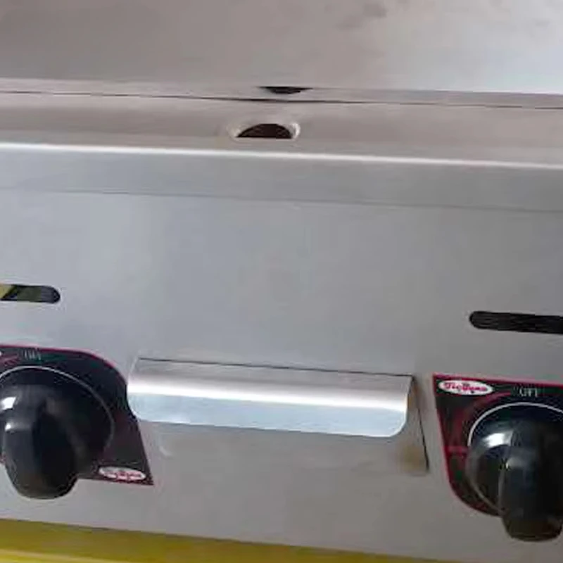 Commercial Restaurant Counter Top Flat Plate Gas Griddle Grills Fried Steak Flat Plate Kitchen Equipment