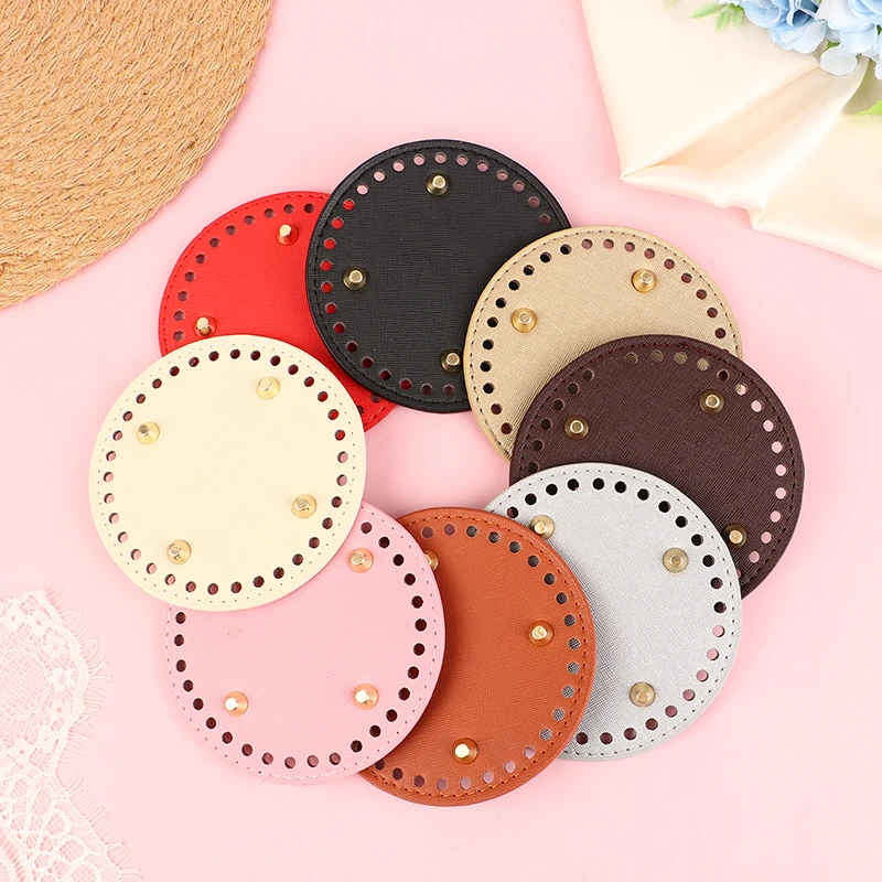 

1Pc 12cm Round Bag Bottom Shaper Rivets Bag Crocheting Hand-woven DIY For Hand-made Cushion Pad Bags Bag Base