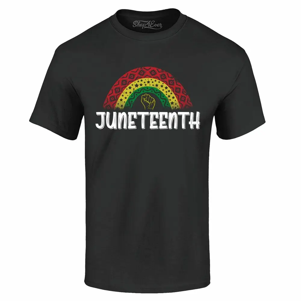 

Juneteenth Rainbow June 19th 1865 T-shirt ShirtsAnime pattern Y2K Summer brand luxury cotton short sleeves