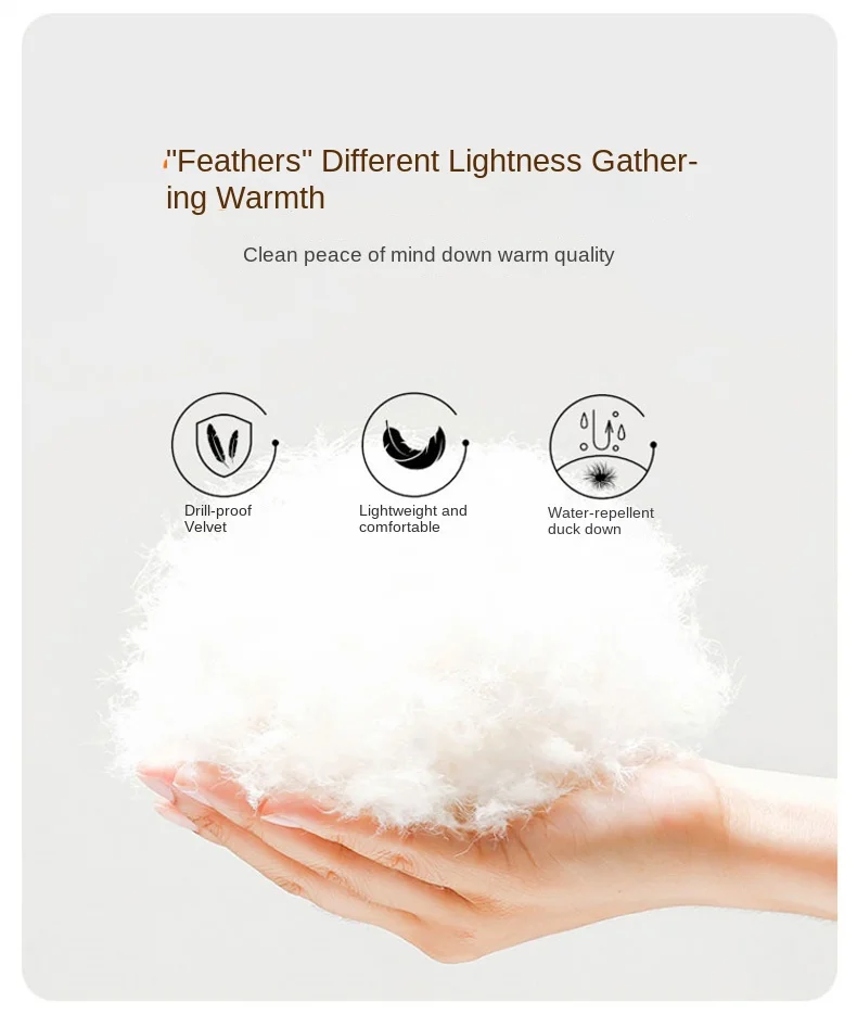 Winter Long Down Jacket Men's Simple Fashion Thickened Warm 90% White Duck Down Parka Women Quality Cold-proof Hooded Coat