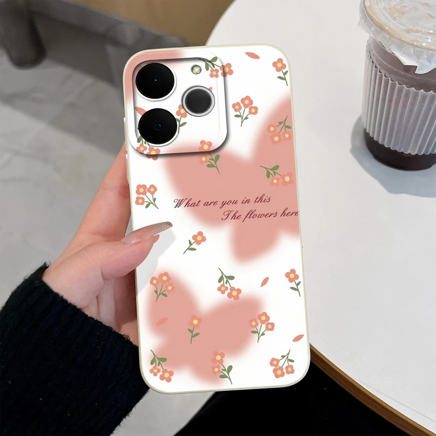 Beautiful Butterfly & Cloud Design Soft Silicone Durable Phone Case Cover