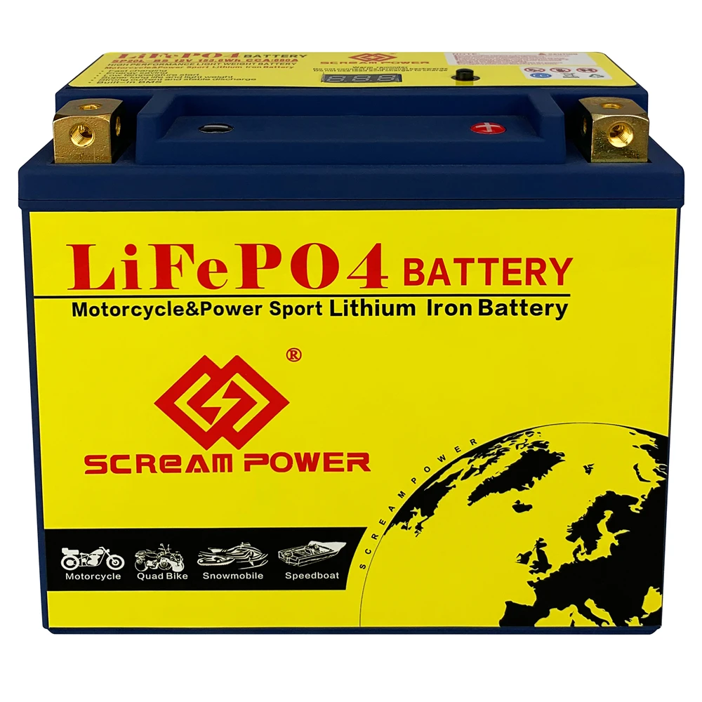 

12V 12Ah 620CCA Lifepo4 Battery With 2000+ deep Cycle Motorcycle Starting Battery For Solar Electric Scooter