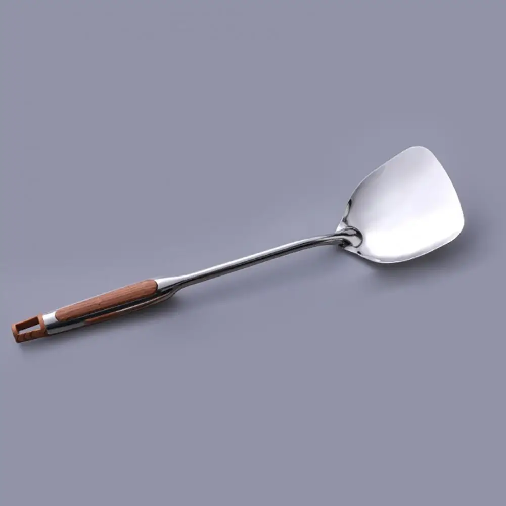 Kitchen Utensil Lightweight Portable Stainless Steel Wok Spatula Turner Spoon Ladle Kitchen Cooking Utensil Easy to Clean