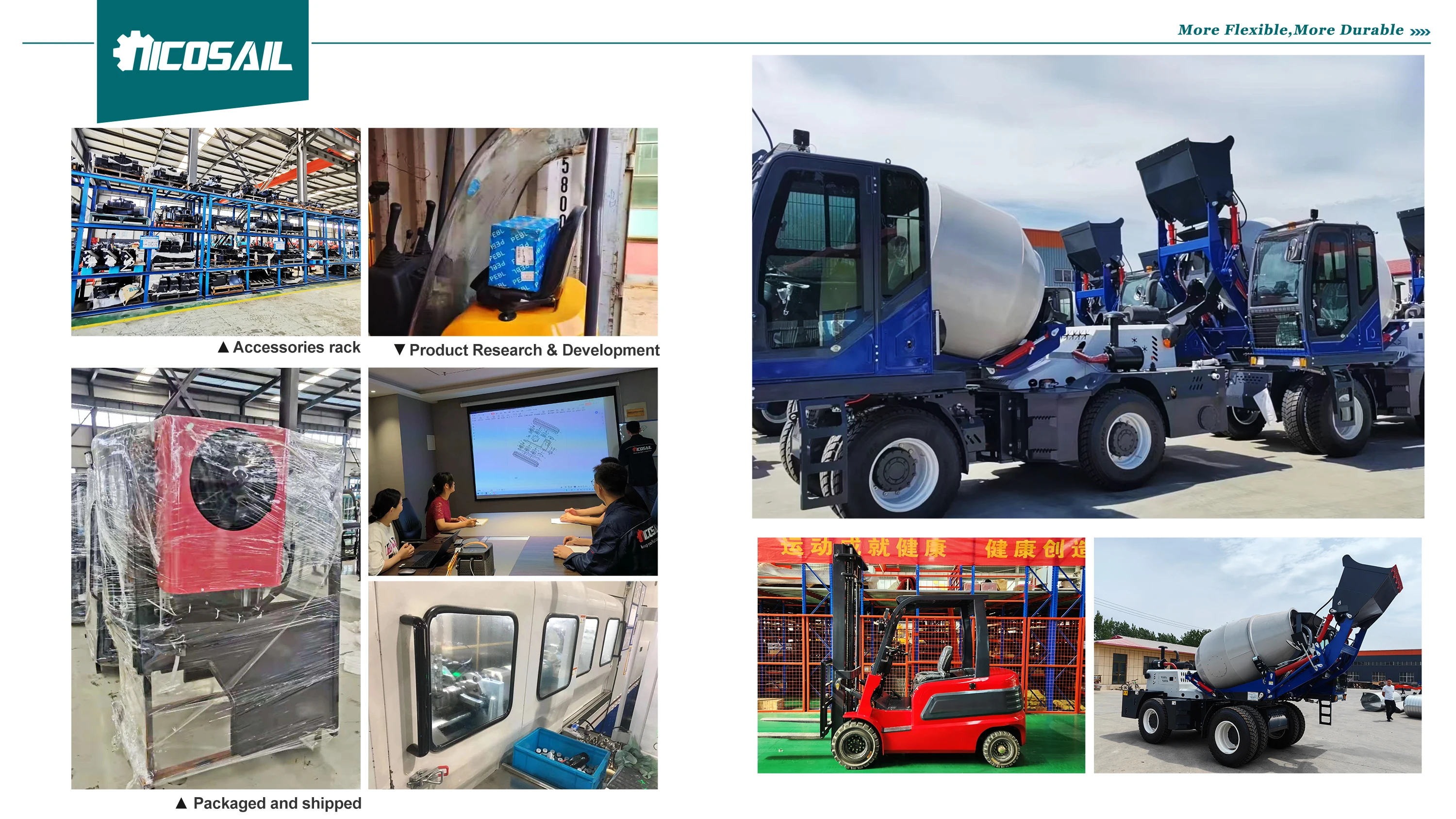 3,5 CBM selbstladender mobiler Betonmischer mit Skala aus China Shandong Nicosail – Detail 11
