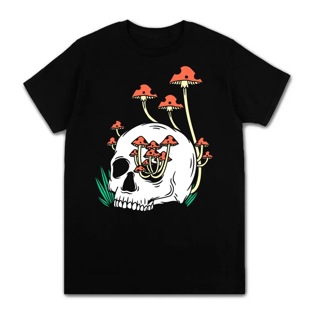 

Футболка мужская оверсайз с принтом черепа, 100% хлопок, Повседневная рубашка с коротким рукавом, одежда в уличном стиле, в стиле Харадзюку