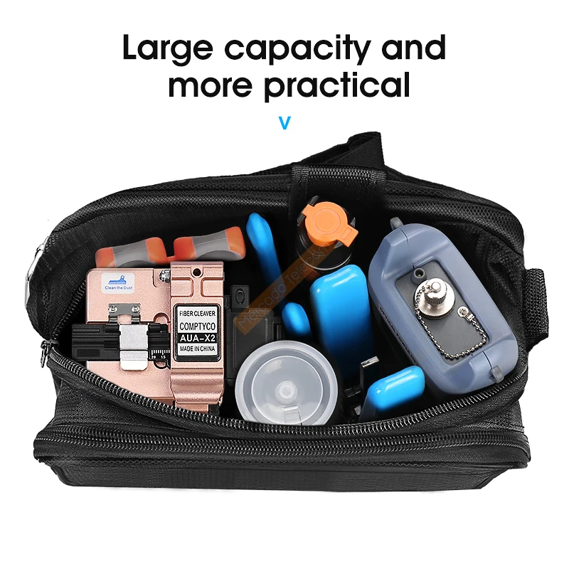 Fiber Optic Tool Kit with Fiber Fibra Optica Power Meter and 10mW Visual Fault Locator AUA-X2 Rose gold FTTH tool