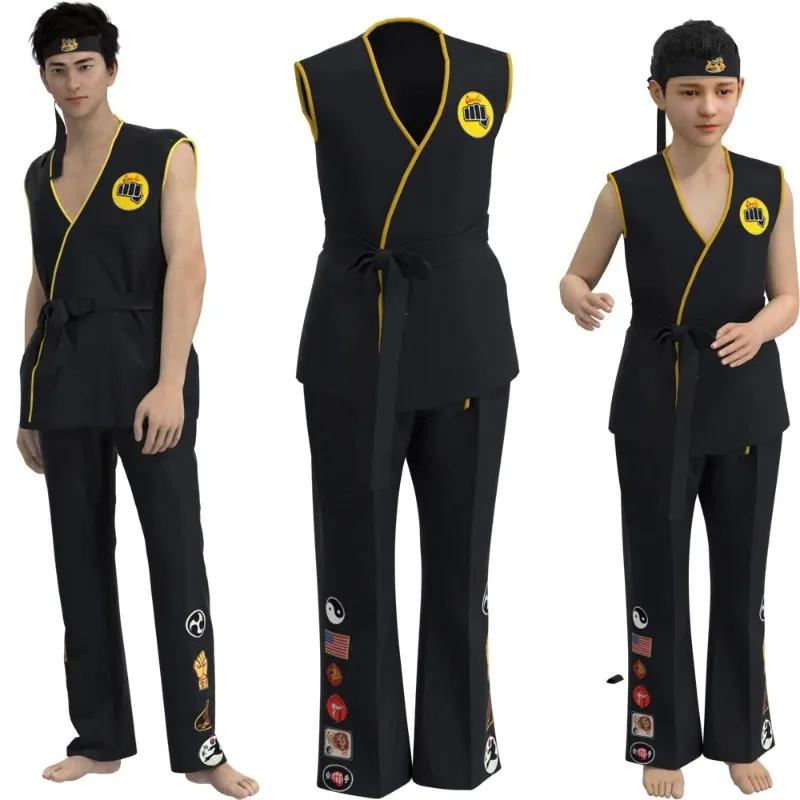 

Taekwondo Uniform for Competition Daily Training Karate Judo Dobok Clothes Cos Clothing Cobra Karate Training Training Suit