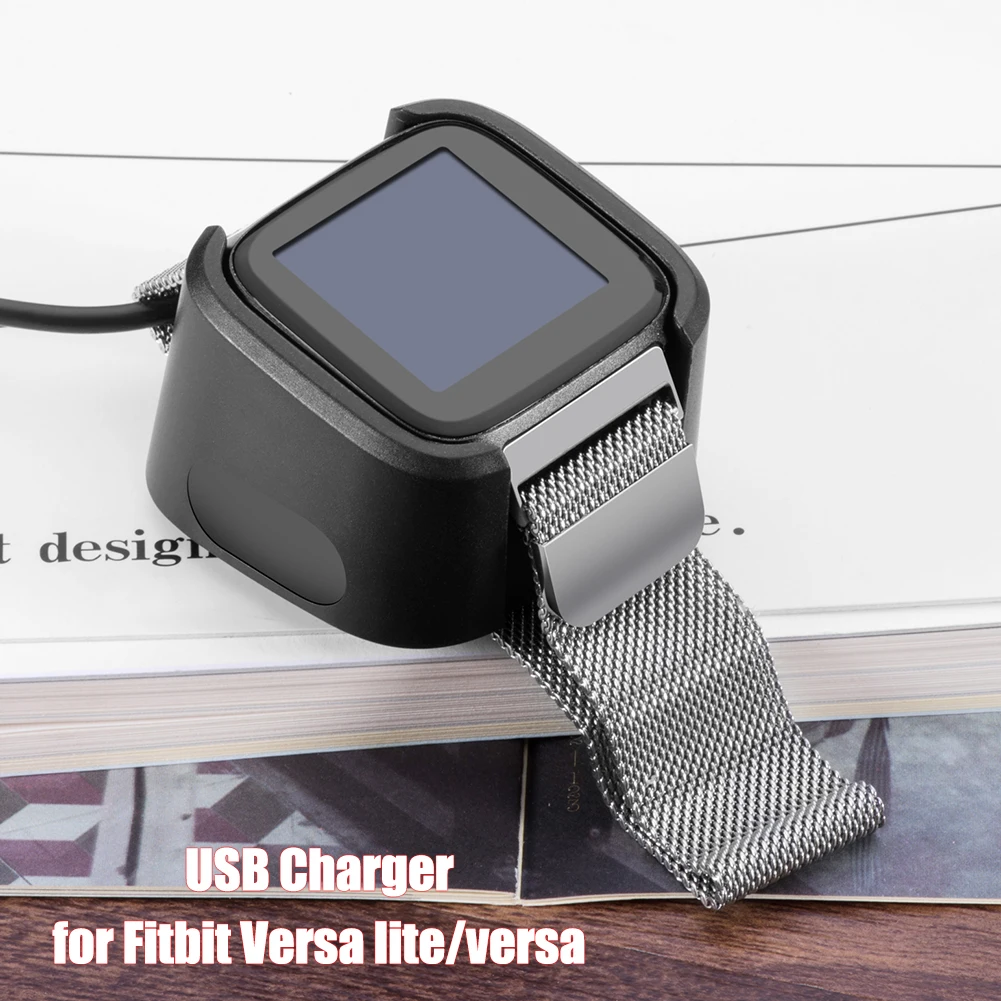 Ʈ ġ  Fitbit Versa Lite/Versa Ʈ ո   ü  ũ 1m USB ̺ ũ