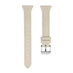 Slim Leather Strap - Elegant Replacement Bracelet Band, 20/22mm for 22mm watch band (Retro 07)